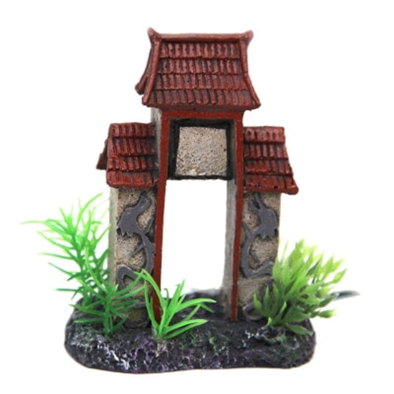 Aqua One Betta Square Column Arch with Roof 10cm