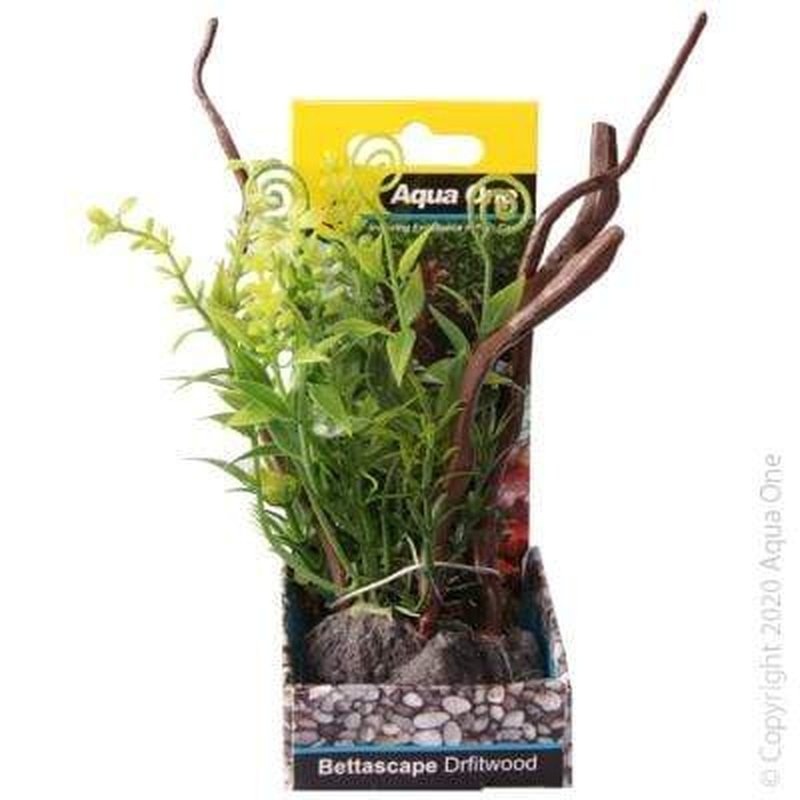 Aqua One Bettascape Spinning Grove Driftwood Green 18cm