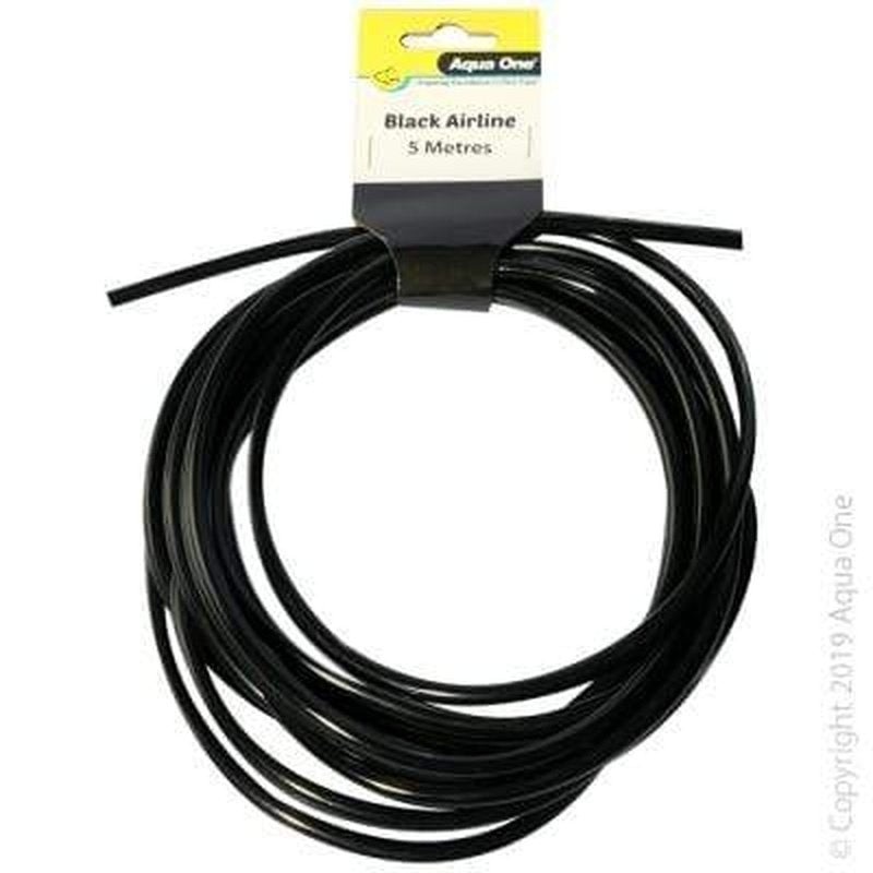 Aqua One Black PVC Airline Tubing 5m