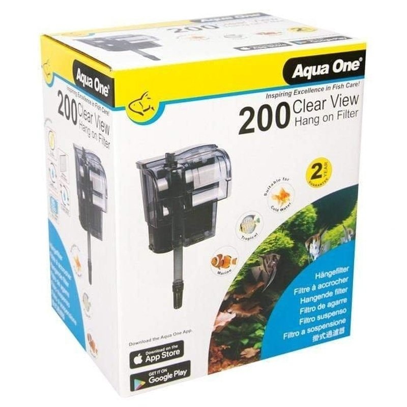 Aqua One ClearView 200 Hang On Filter (60L, 200L/h)