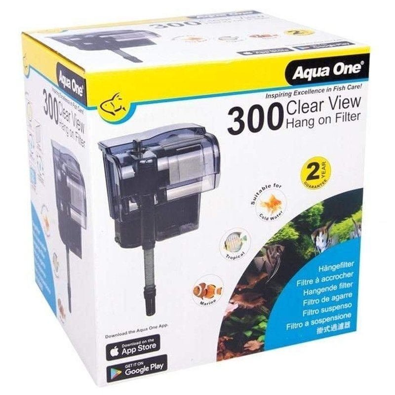 Aqua One ClearView 300 Hang On Filter (80L, 300L/h)