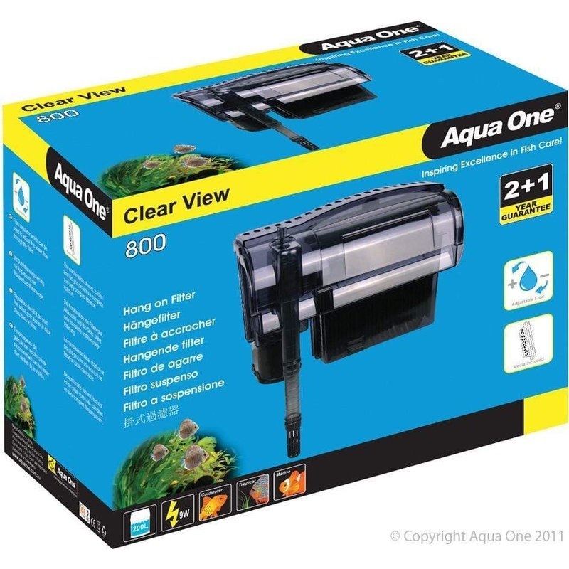 Aqua One ClearView 800 Hang On Filter (200L, 800L/h)