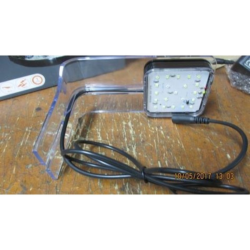 Aqua One Complete LED Light Unit - BettaSanctuary BT10 Focus 14 23 Black Nano Eclipse - 56308BK-L