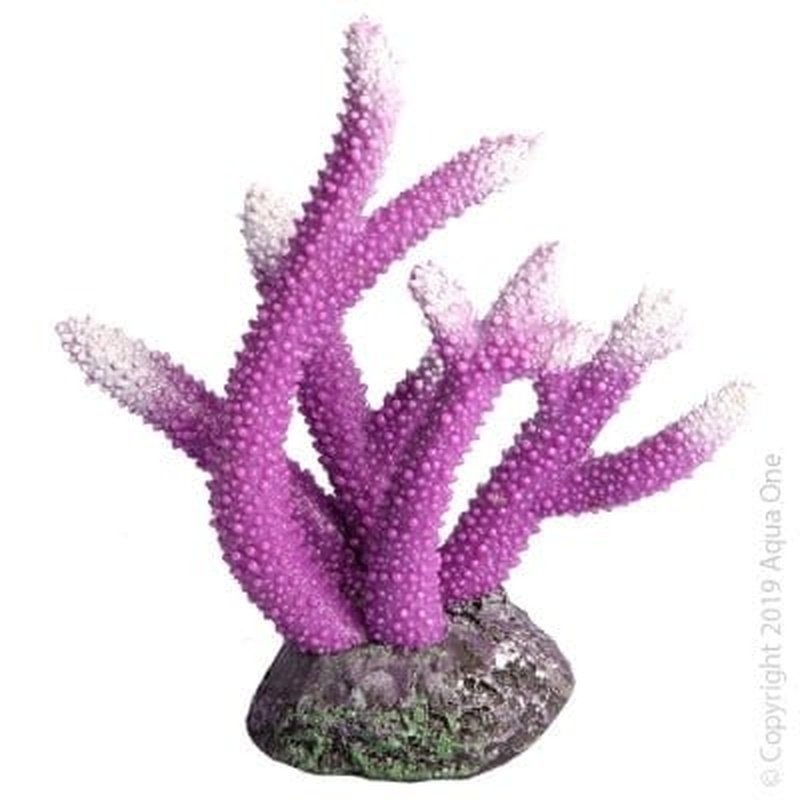 Aqua One Copi Coral Staghorn Purple 6.5 x 14.5 x 15.5cm