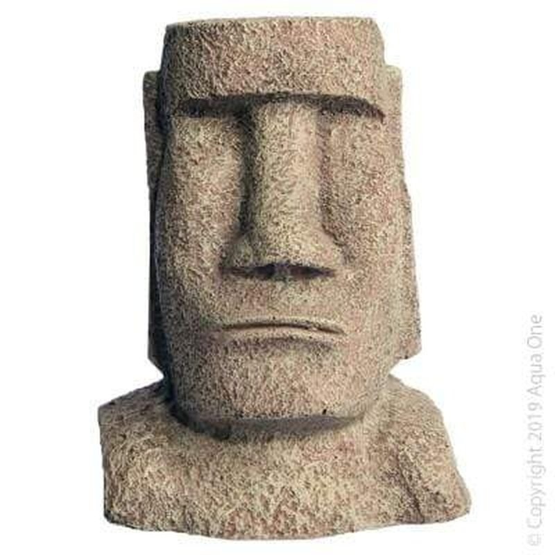 Aqua One Easter Island Head 12 x 9.5 x 15.5cm