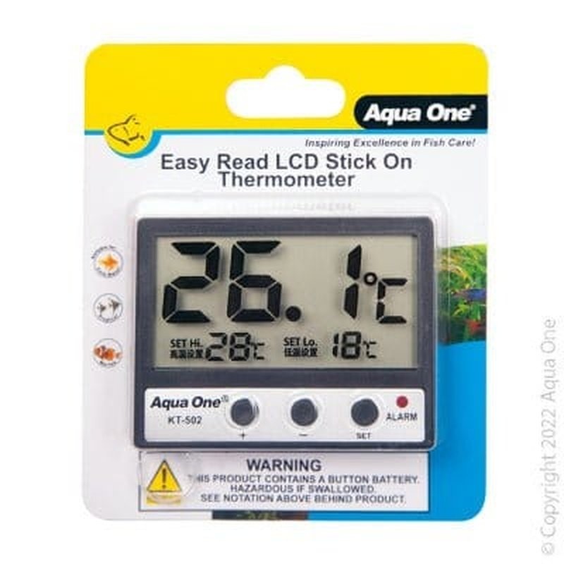 Aqua One Easy Read LCD Thermometer