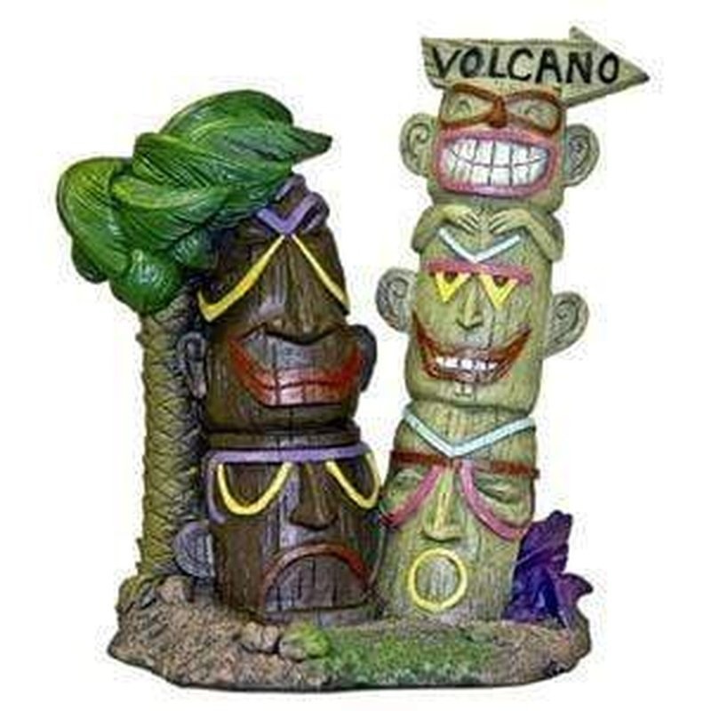 Tiki with Totem Pole 15 x 13cm