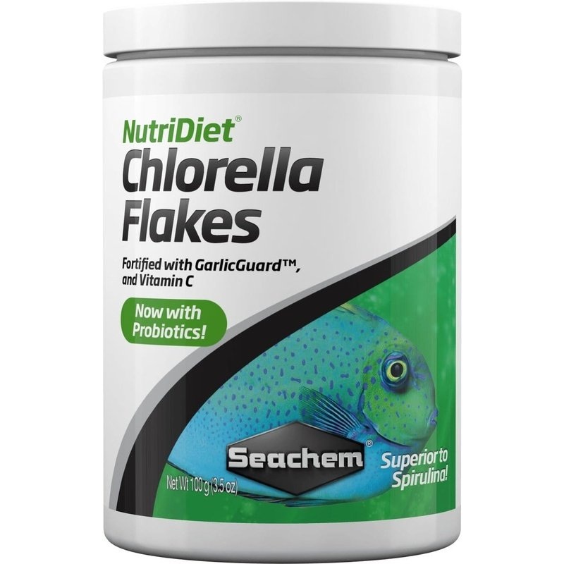 Seachem NutriDiet Chlorella Flakes with Probiotics