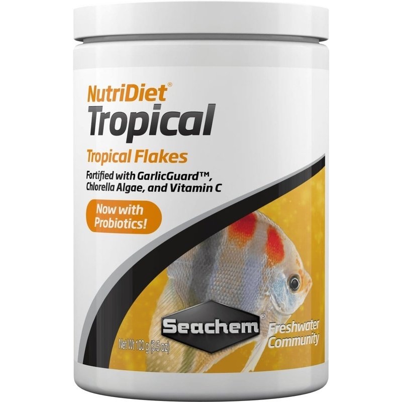 Seachem NutriDiet Tropical Flakes with Probiotics