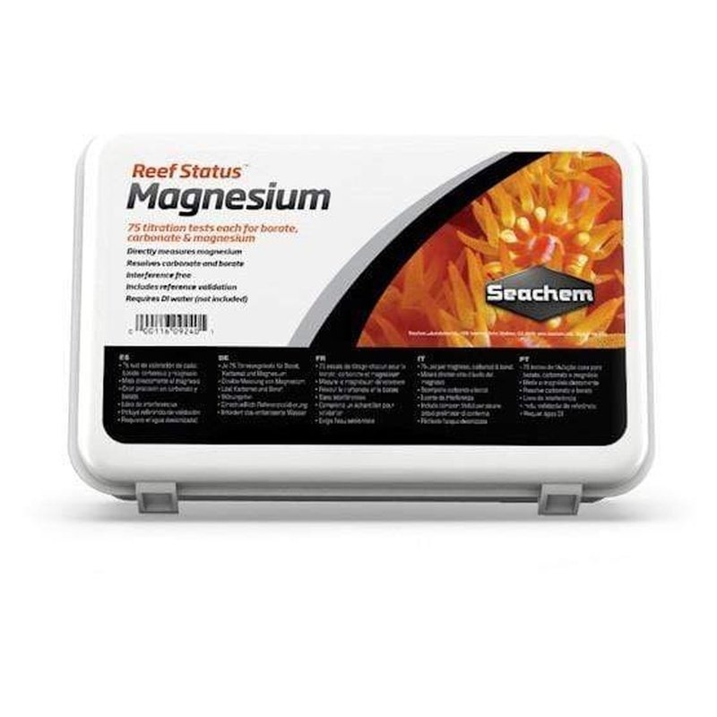 Seachem Reef Status Magnesium, Carbonate & Borate Test Kit