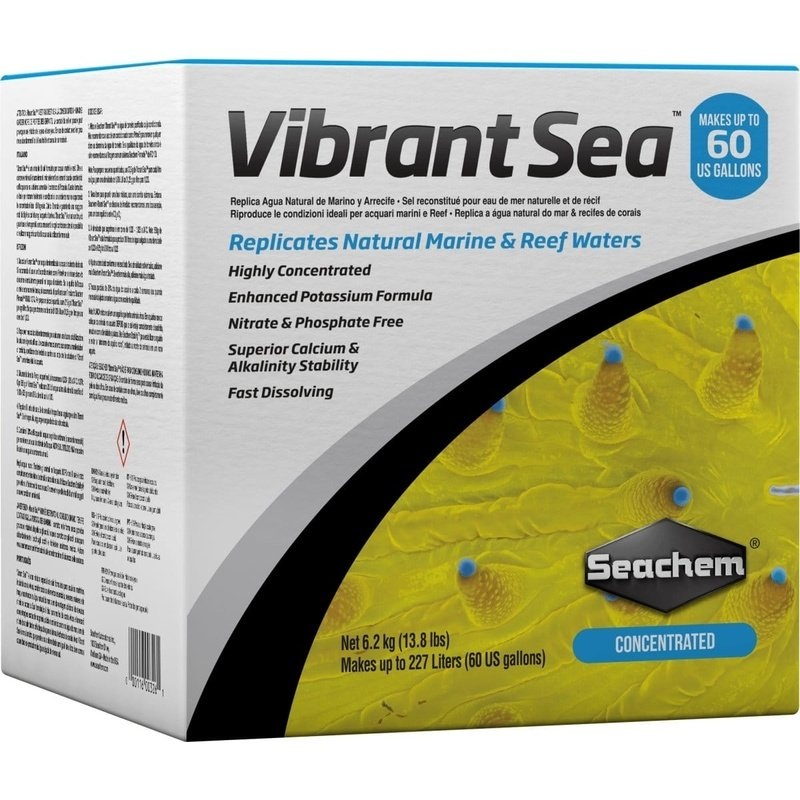Seachem Vibrant Sea Salt 227L (6.25KG)
