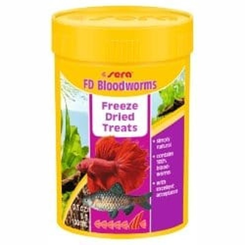 Sera FD Bloodworms Freeze Dried Treat 9g