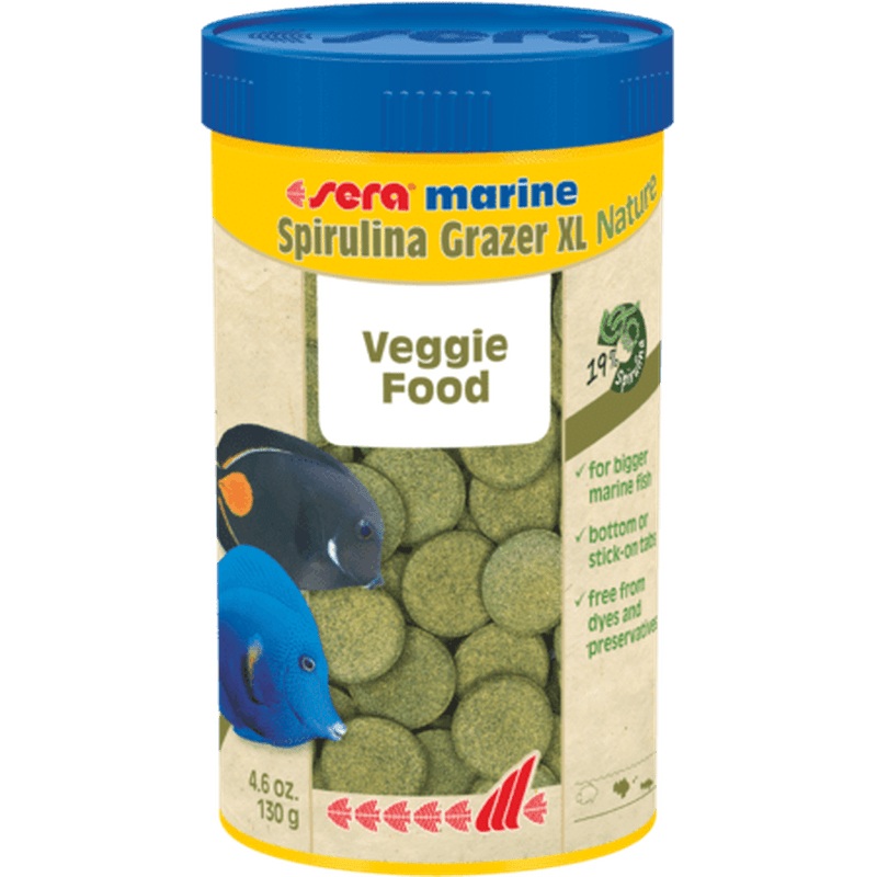 Sera Marine Spirulina Grazer XL Nature 130g
