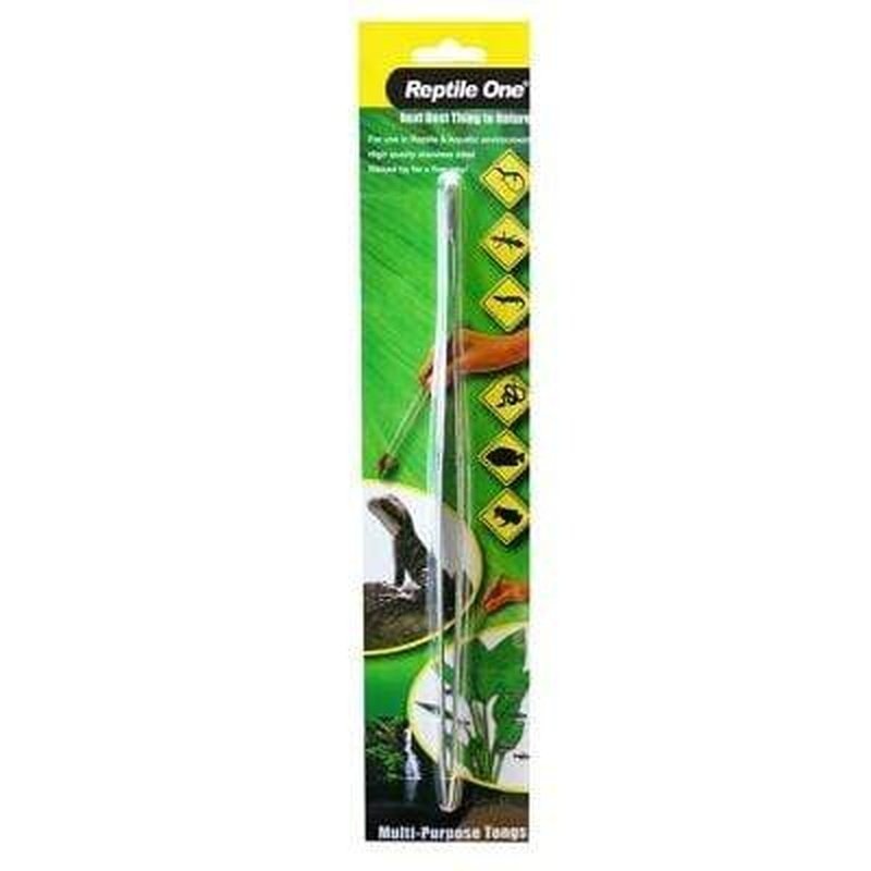Reptile One Multi Purpose Stainless Steel Tongs 27cm