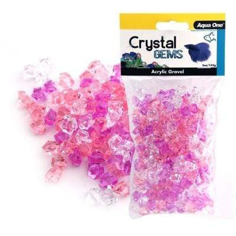 Aqua One Acrylic Crystal Gems Purple Passion 145g