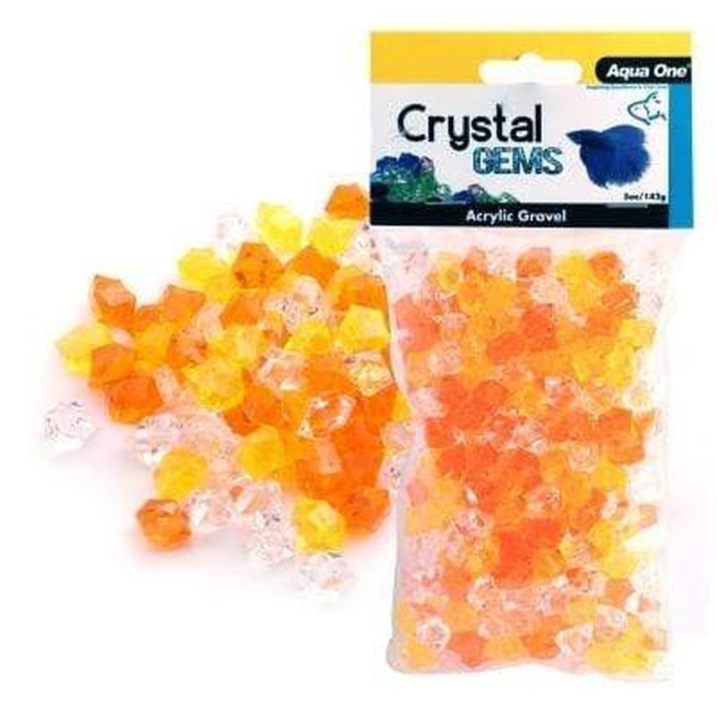 Aqua One Acrylic Crystal Gems Sunset 145g