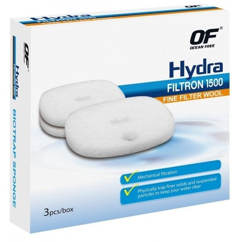 Ocean Free Hydra Filtron 1500 Fine Filter Pad 3 Pack