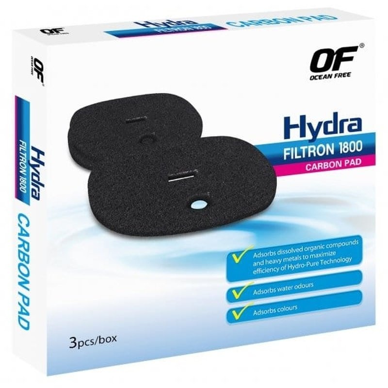 Ocean Free Hydra Filtron 1800 Carbon Pad 3 Pack