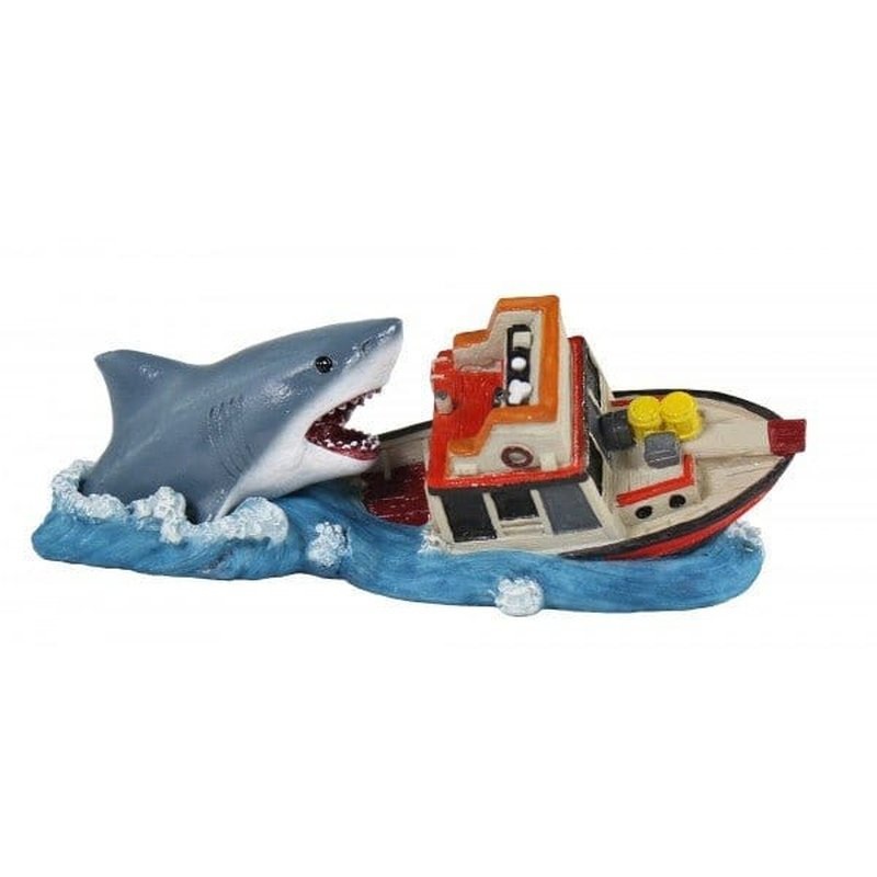 Penn-Plax Jaws Boat Attack Small 16 x 5cm