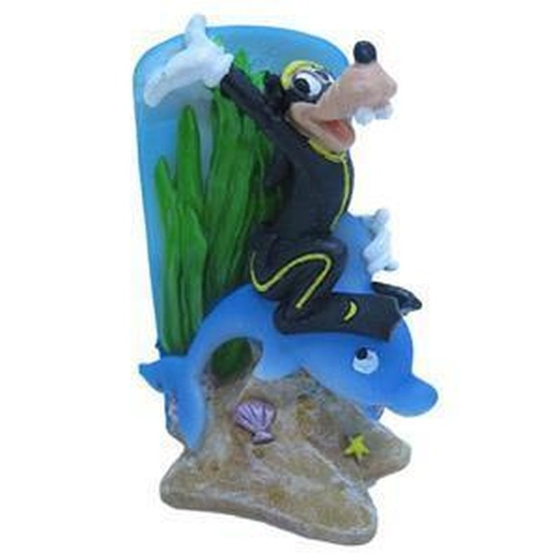 Penn-Plax Mickey Mouse Friends Ornament Goofy and Dolphin