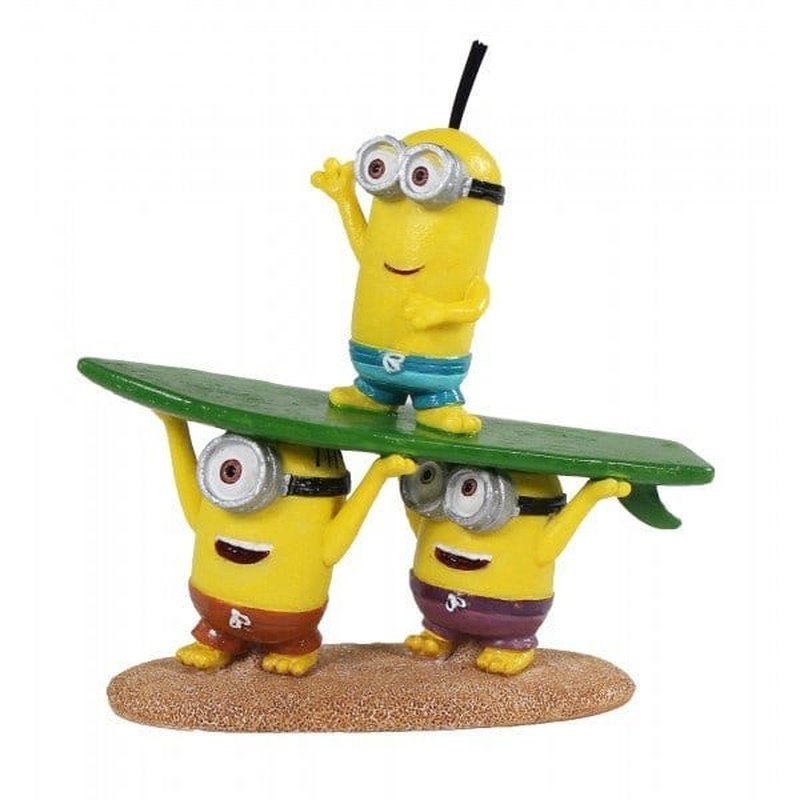 Penn-Plax Minions Beach Buddies Small, Kevin, Bob & Stuart 10 x 12cm