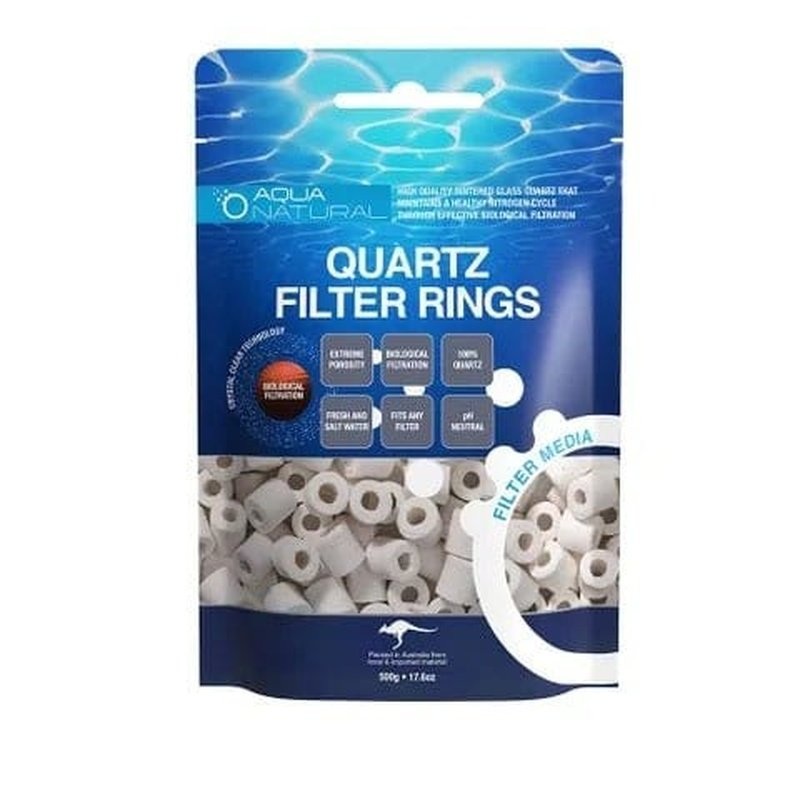 Aqua Natural Quartz Filter Rings 500g