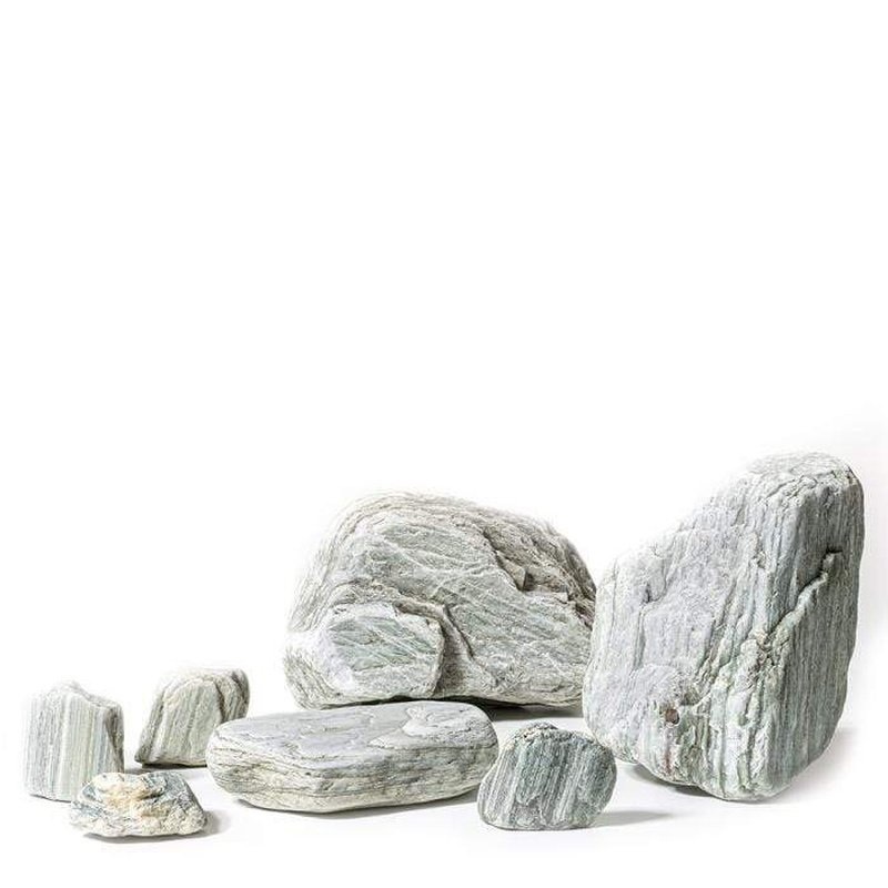 Aqua Natural Rock Pack 12kg Alpine Green (Larger Stones)
