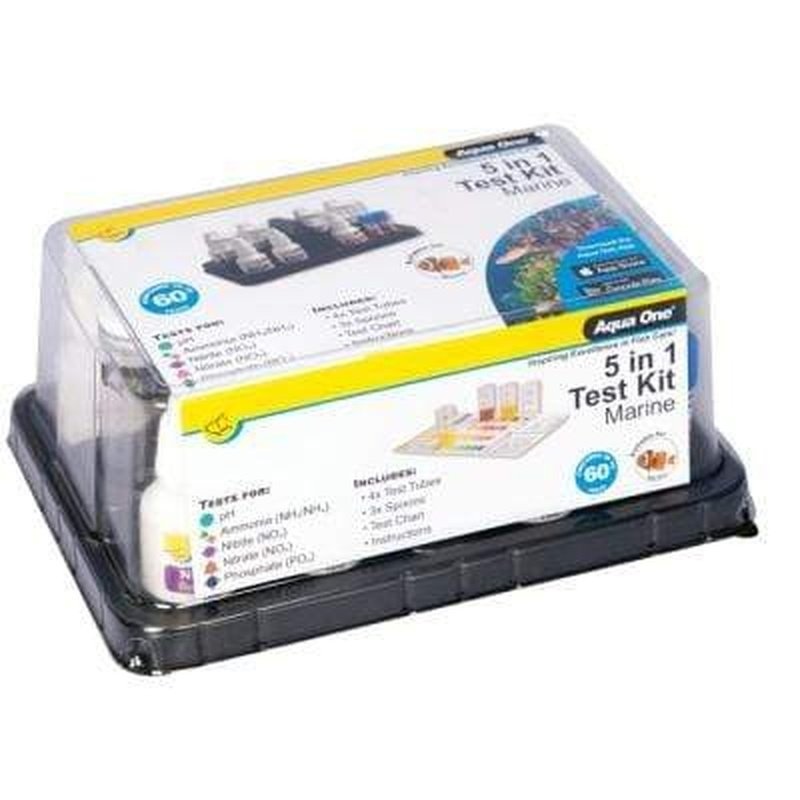 Aqua One 5 in 1 Test Kit Marine