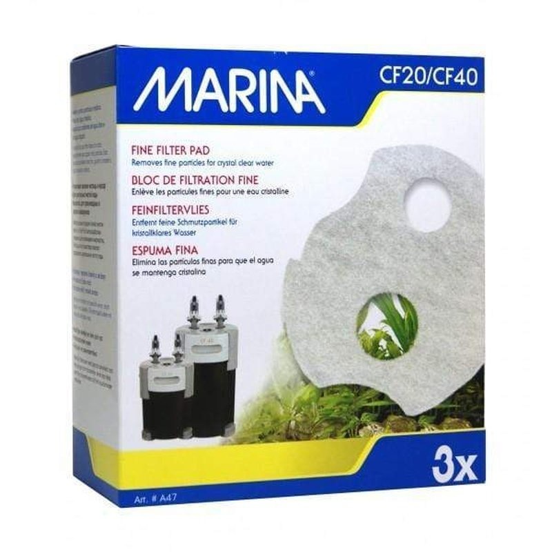 Marina CF20/CF40 Fine Filter Pad 3 Pack