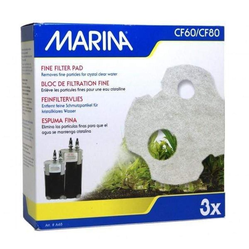 Marina CF60/CF80 Fine Filter Pad 3 Pack