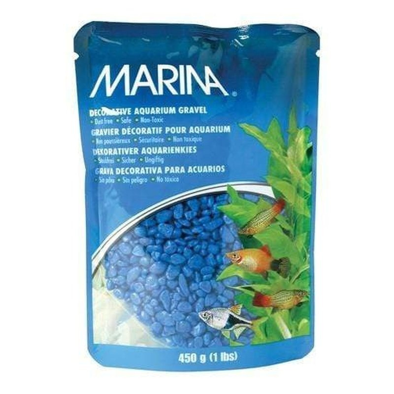 Marina Decorative Aquarium Gravel Blue