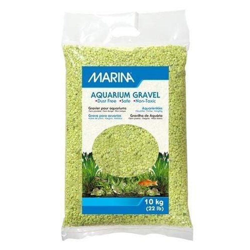 Marina Decorative Aquarium Gravel Lime Green