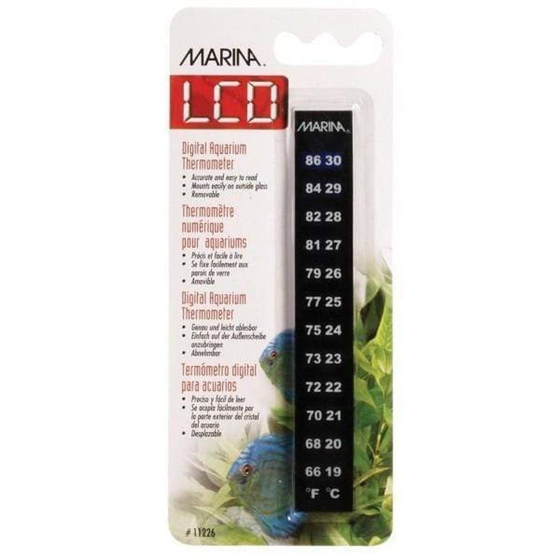 Marina LCD Thermometer 19 to 30C 13cm