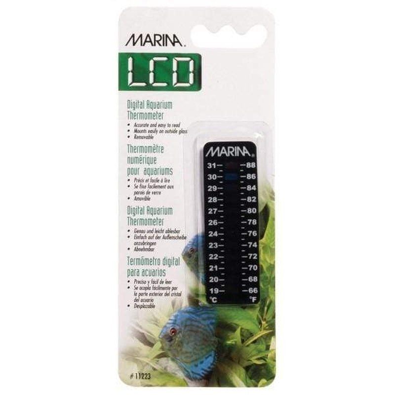Marina LCD Thermometer 19 to 31C  7.6cm