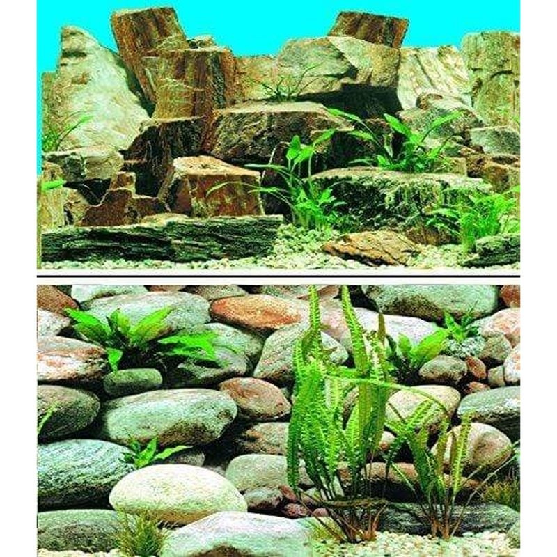 Marina Seaview Background Overlapped Rock/Cobbles 30cm High