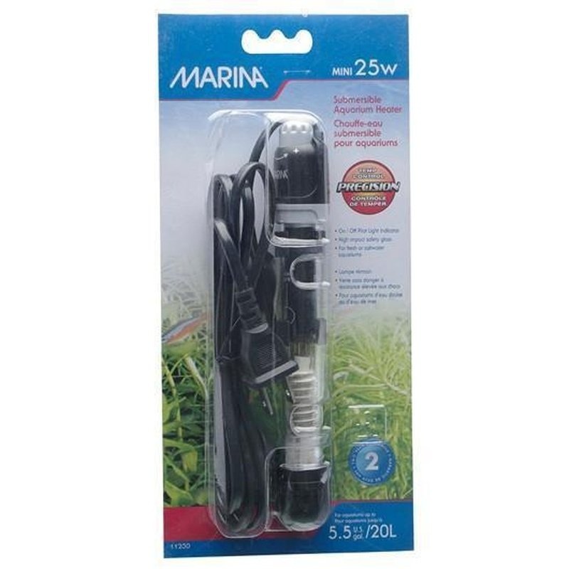 Marina Submersible Mini Heater 25W 15cm (20L)