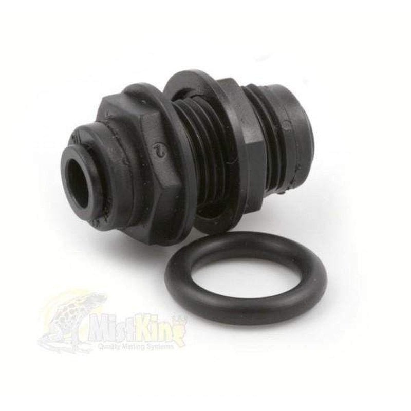 MistKing 1/4" Bulkhead with O-Ring