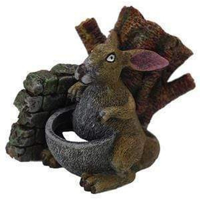 Neptune Kangaroo with Tree Trunk Small 12 x 10 x 10cm