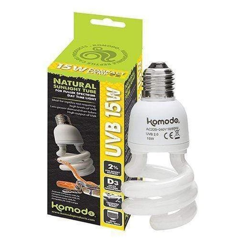 Komodo Compact Lamp UVB 2%