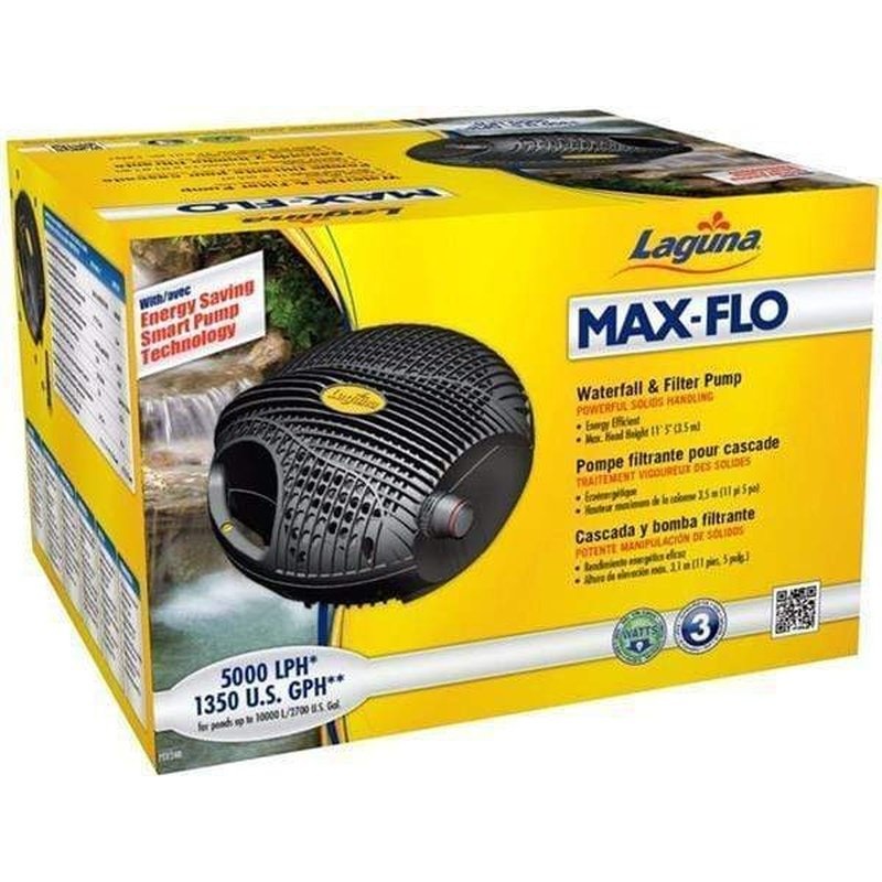 Laguna Max-Flo Waterfall & Filter Pump 1350 5000L/Hr