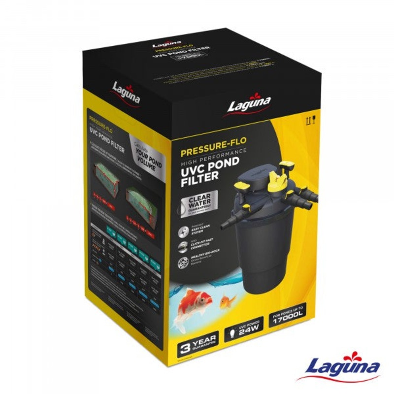 Laguna PressureFlo UVC Pond Filter 17000 24w (17,000L)
