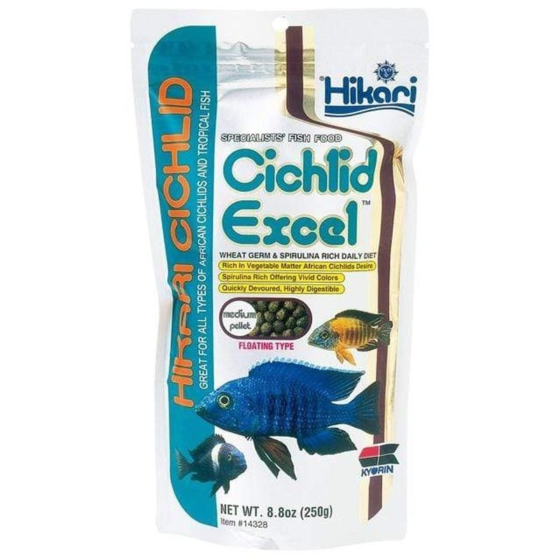Hikari Cichlid Excel Medium Pellet 4.8-5.3mm 250g