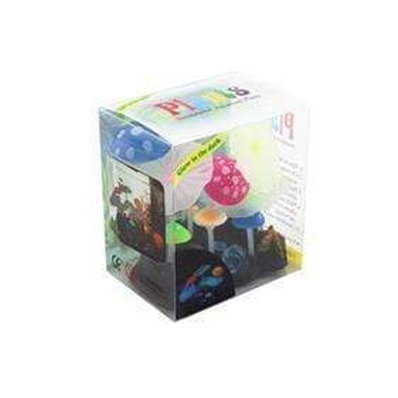 Glow in the Dark Lotus Garden with Mushroom