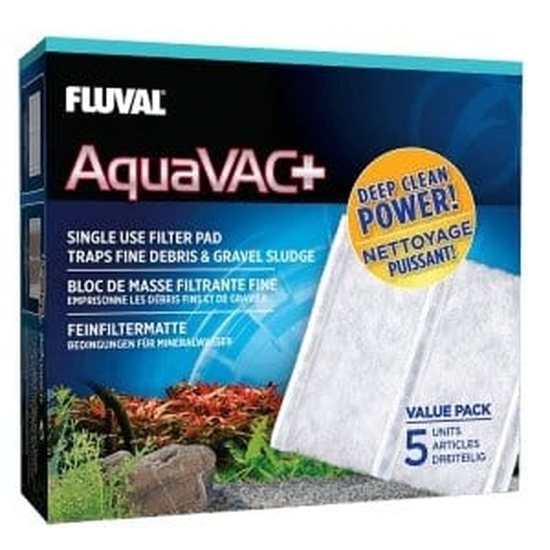 Fluval AquaVAC+Fine Filter Pad 5 Pack (11067)