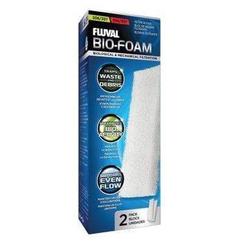 Fluval Bio-Foam Filter Block for 206/207 & 306/307 2 Pack