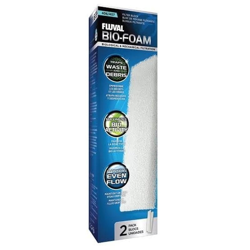 Fluval Bio-Foam Filter Block for 406/407 2 Pack
