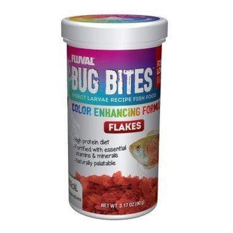 Fluval Bug Bites Colour Enhancing Flakes