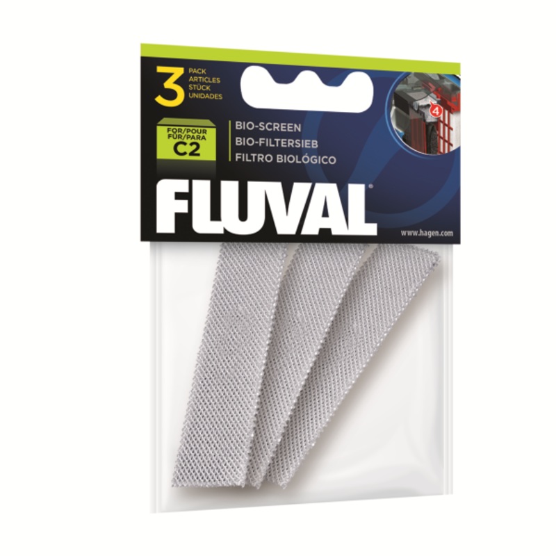 Fluval C2 Hang On Filter Bio-Screen 3 Pack