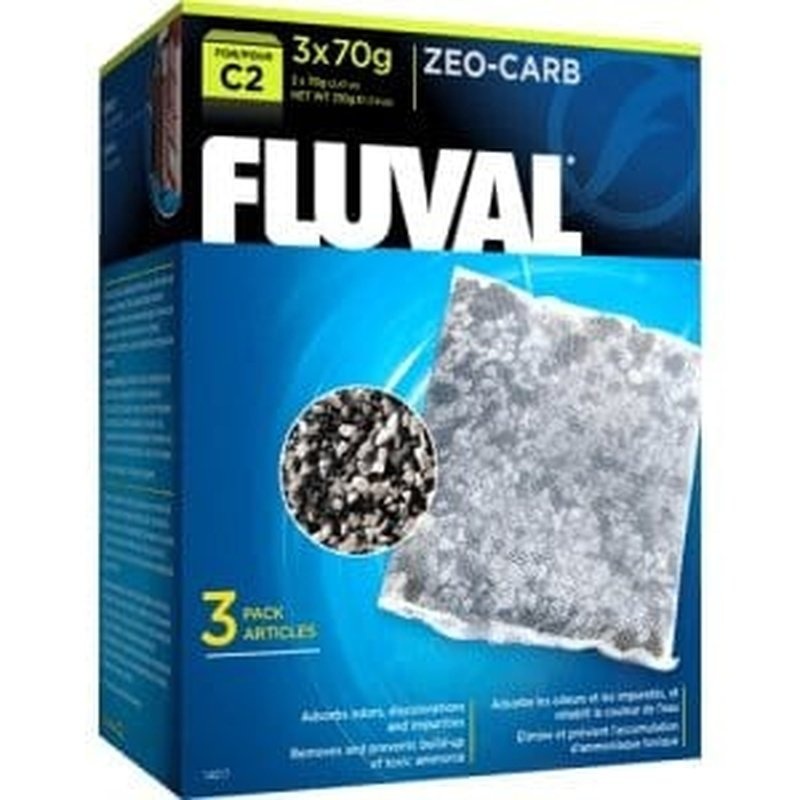 Fluval C2 Zeo-Carb 3 x 70g