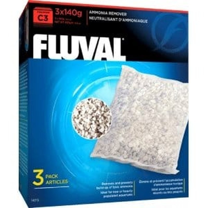 Fluval C3 Ammonia Remover 3 x 140g